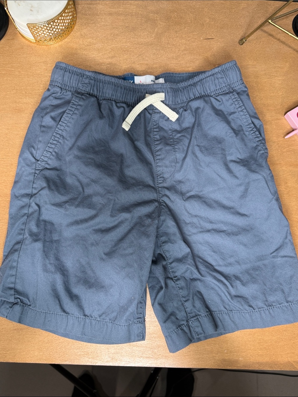 Old Navy Blue shorts size L 10-12Y